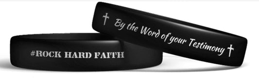 Rock Hard Faith Wristband