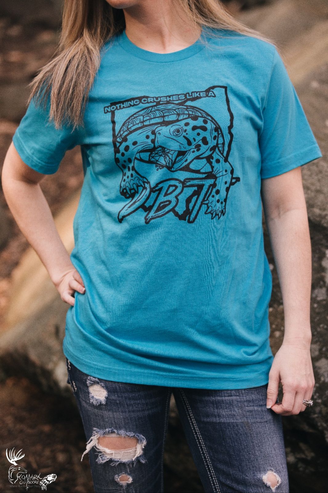 Short Sleeve Aqua T-Shirt