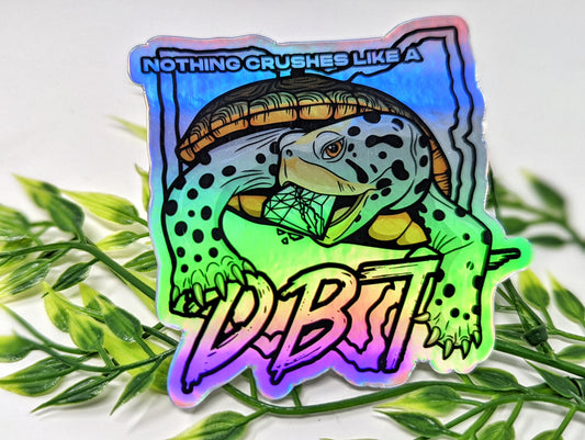 "DBT" Holographic Sticker